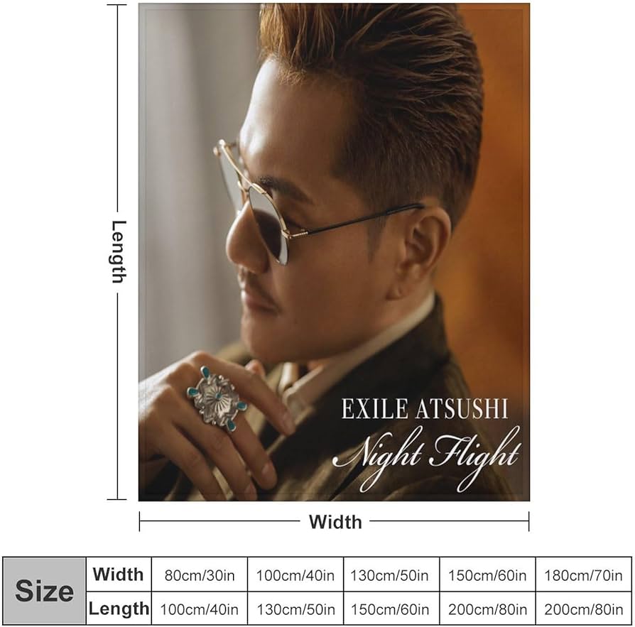 Amazon｜エグザイル アツシ 佐藤 篤志毛布 わせ シングル ブランケット